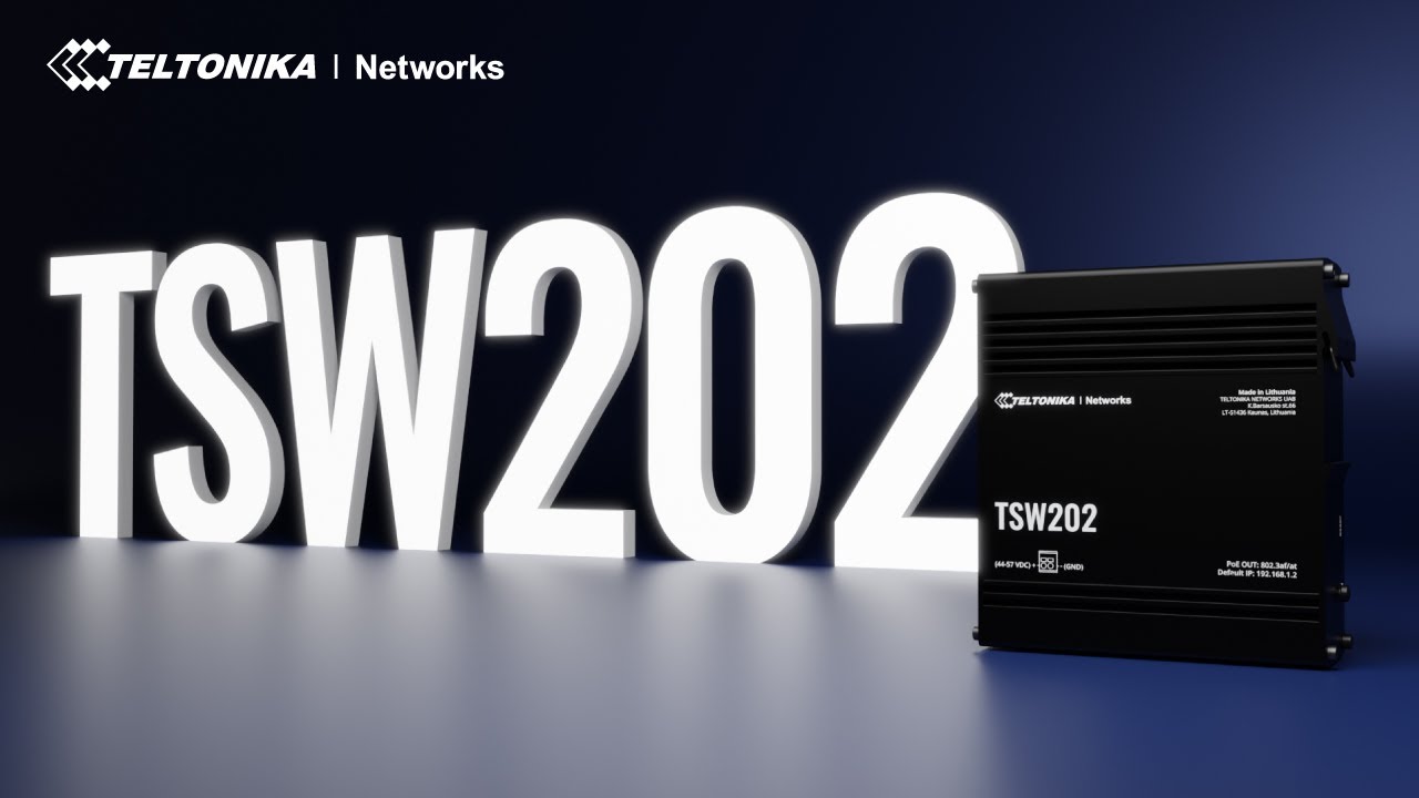 Teltonika Rail PoE+ Switch TSW202 10 Port