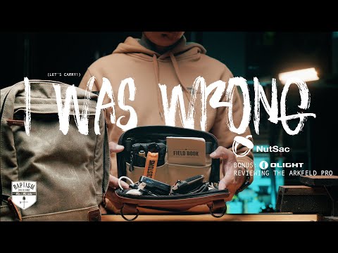 Nutsac Changed The Way I EDC! *Bonus: The OLight Arkfeld Pro*