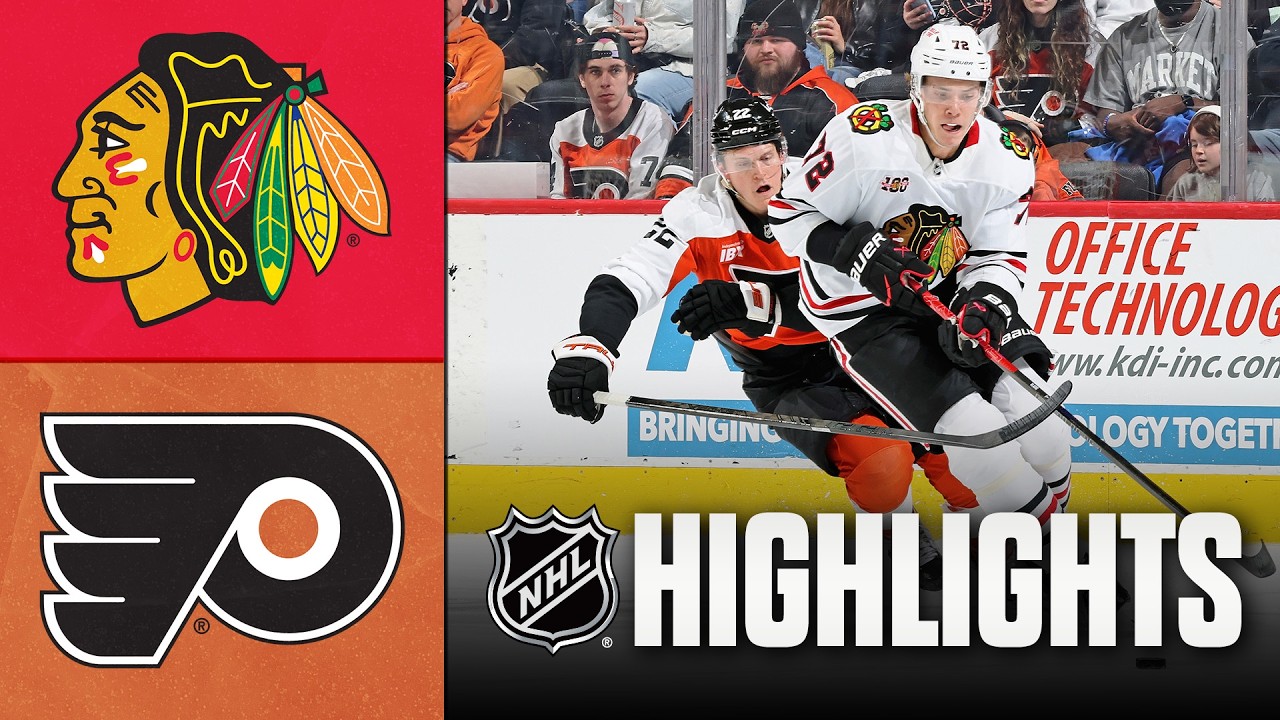 3월27일 시카고 필라델피아 NHL 하이라이트
