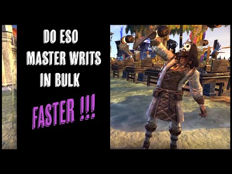 ESO Master Writs Addons