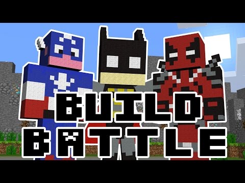 [Minecraft animation] Monster School: Build Battle - Super Heroes - Minecraft Animation