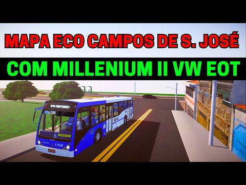 🔴Gameplay Mapa Eco Campos de São José Linha 349 Monterrey | Proton Bus Simulator | PBSU