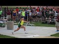 2019 State Champion Shot Put Throw