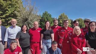 Una targa in memoria di Alessio Rosadi
