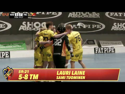 Maalikooste Koovee Miehet - FBC Turku 5-8 (23.3.2022)