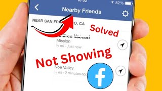 Facebook Nearby Friends Not Showing | How to Fix Nearby Friends on Facebook | iPhone | 2024