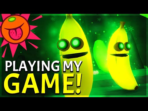 I PLAY MY GAME! (Roblox Banana Eats)