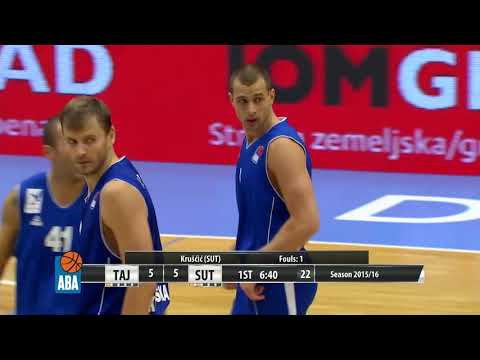 ABA Liga 2015/16, Round 1 match: Tajfun - Sutjeska (2.10.2015)