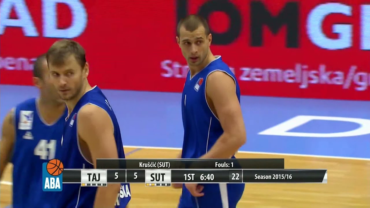 ABA Liga 2015/16, Round 1 match: Tajfun - Sutjeska (2.10.2015)