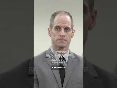 Courtroom reacts to Caleb Flynn's love songs for mistress