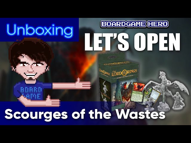 Vídeo relacionado con Fantasy Flight Games Paquete de figuras de Scourges of the Wastes: Lord Rings: Journeys in Middle-Earth Juego de mesa, cartas, a partir de 14 años, 1-5 jugadores, más de 60 minutos de tiempo de juego,