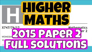 Higher 2015 Paper 2