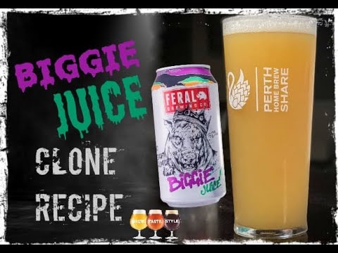 Biggie Juice Clone - Grain to Glass -  Juicy Hazy NEIPA - Homebrew beer recipe - Full brew day