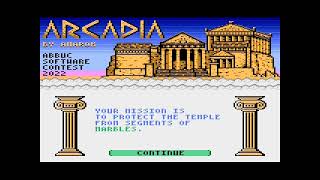 ATARI XL / XE += ARCADIA += NEW GAME 2022 - LONG PLAY