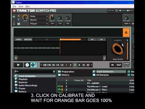 TRAKTOR SCRATCH PRO 2 TIMECODE CALIBRATION