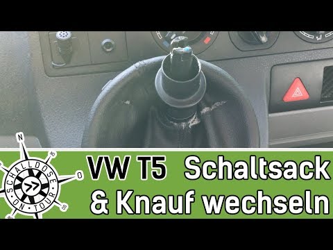 VW T5 gearshift gaiter replacement || SOUND BOX ON TOUR