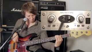 Video thumbnail for Avalon U5 Class A Active Direct Box with Fender Jazz Bass by shnobel