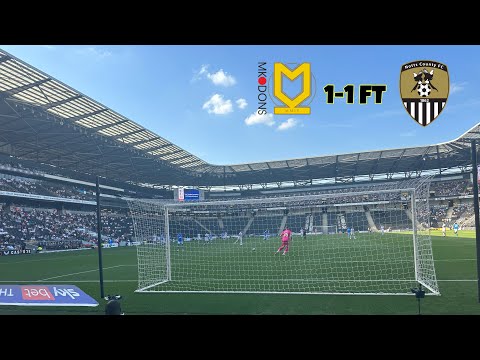 MK DONS 1-1 NOTTS COUNTY MK Denied A WIN