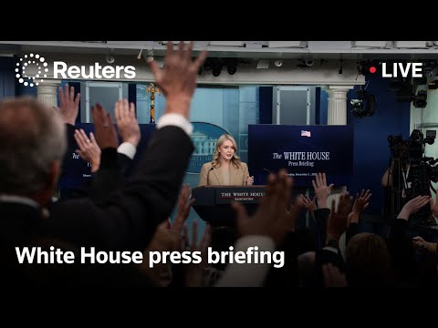 LIVE: White House press secretary Karoline Leavitt holds briefing