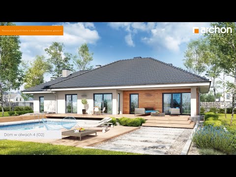 Dom w alwach 4 (G2) - Komfortowa parterówka I ARCHON+ Projekty Domów