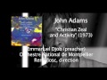 René Bosc conducts "Christian Zeal and Activity" (John Adams) with Emmanuel Djob