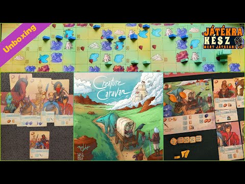 Creature Caravan - Unboxing - Játékra kész / Play Right Away