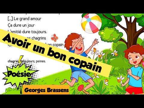 Having a good friend (poetry) / Georges Brassens