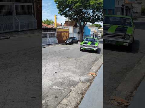 Opala SS6 1974 SUPER VERDE, pequenos ajustes após a restauração #carroantigos #opala
