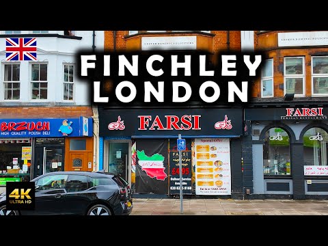 Walking at Finchley Central 🇬🇧 An Iranian Neighborhood in London