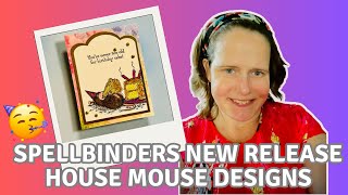Spellbinders New Release: Introducing House Mouse Designs | Sweet Birthday | Gamsol Coloring