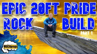 Building a 20 foot Pride Rock inspired by the Lion King