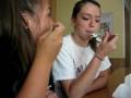 Erika And Kelsey Singing Ice Cream Cake Is So Delecious