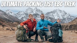 EVEREST BASE CAMP TREK NEPAL - Ultimate Packing List!🇳🇵