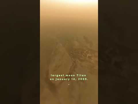 What Huygens Saw on Titan Will Shock You 👀 #shorts