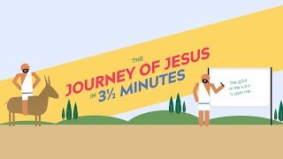 The journey of Jesus in 3 ½ minutes