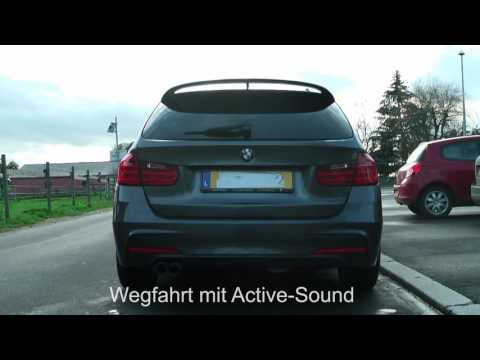 Power Diesel Sound mit Active-Sound von insidePerformance für BMW F30 F31 - hier 335d xDrive