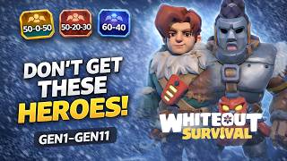 GEN1–GEN11 Kahraman Rehberi | Yanlış Kahramanı Alma! | Whiteout Survival