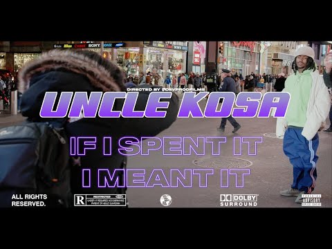 Uncle Kosa - IF I SPENT IT I MEANT IT (Official Video) shot by @devprodfilms #shmistsundays