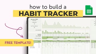 Get Organized NOW With This Simple Habit Tracker! Free tutorial