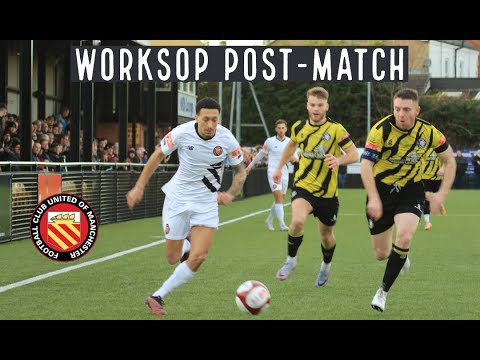 Worksop Town Post match interview and highlights courtesy of FCUM TV