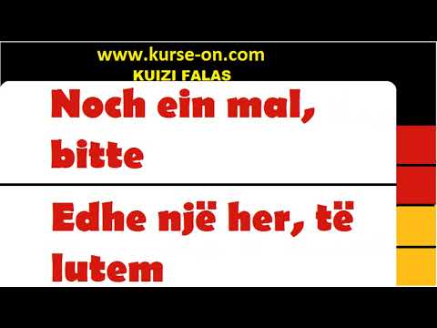 ▶ Mesimi 2 ▶ Meso Gjermanisht 🎧 Shqip 🎧 para gjumit