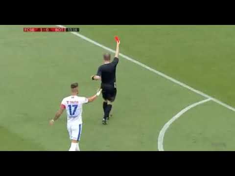 FCSB  FC Botoșani  16'  Cartonas rosu  Cristea FC SB