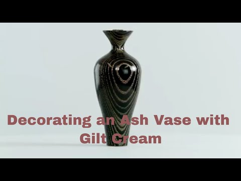 Decorating an Ash Vase - Chestnut Products