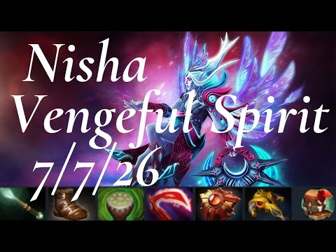 Nisha carry Vengeful Spirit - Secret vs NiP game2 - Omega League