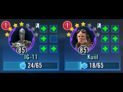 SWGOH - Star Wars Galaxy of Heroes, IG-11 & Kuiil