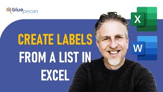 Create Labels from a List in Excel | Mail Merge Labels from Excel to Word | Print Avery Labels