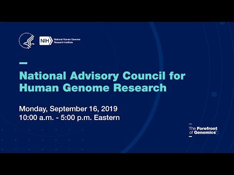 Sept. 2019 NACHGR Intro of New Council Members, NHGRI Staff, Liaisons and Guests - Rudy Pozzatti