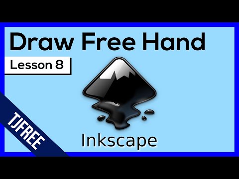 Inkscape Lesson 8 - Free Hand Drawing Tool