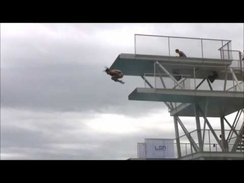Helen Trumph winning the B-Girls Platform - Junior Diving European Championships 2012