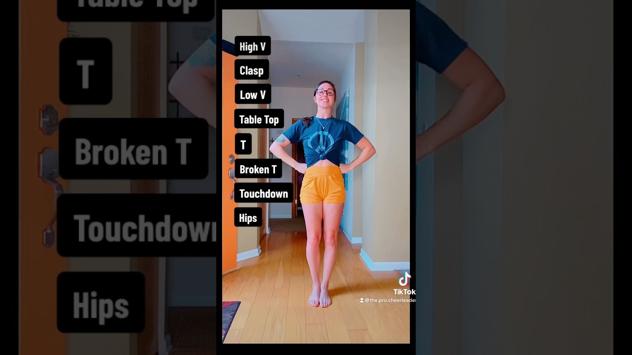 Cheerleading Tutorial: Cheer Motions ☑️ #cheerleader #allstarcheer #cheerlife